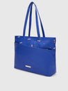 Caprese Adah Tote Large Blue Office Handbag