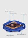 Caprese Adah Tote Large Blue Office Handbag