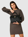Caprese Andrea Tote Medium Office Handbag Black