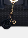 Caprese Andrea Tote Medium Office Handbag Navy
