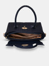 Caprese Andrea Tote Medium Office Handbag Navy