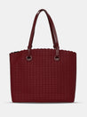 Caprese Andrea Tote Small Office Handbag Red
