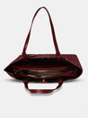 Caprese Andrea Tote Small Office Handbag Red