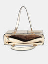 Caprese Ariana Tote Medium Self Deisgn Women'S Office Handbag Beige