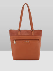 Caprese Ariana Large Brown Tote Bag