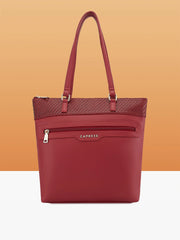Caprese Ariana Large Red Tote Bag