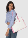 Caprese Aurora Color Changing Laptop Tote Large Pink