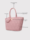 Caprese Briar Tote Medium Dusky Pink