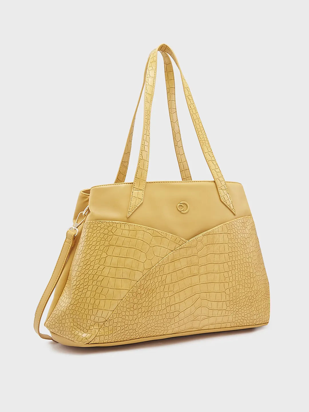 Caprese golden handbag discount
