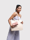 Caprese Capri Tote Large Beige