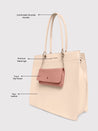 Caprese Capri Tote Large Beige