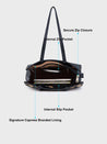 Caprese Checker Tote Medium Black