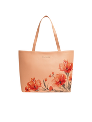 Caprese Chloe Large Orange Tote Bag