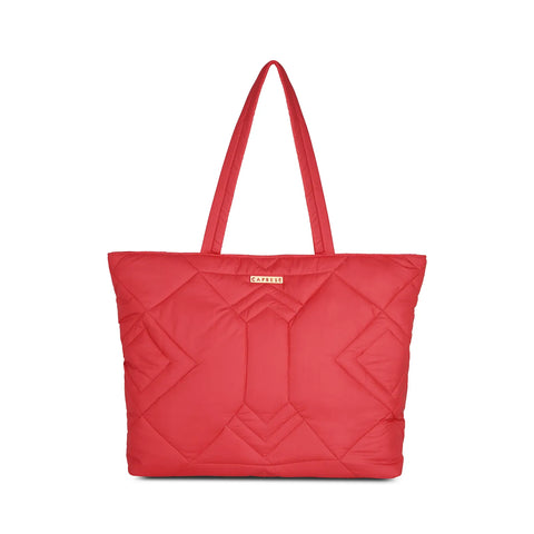 Caprese Clara Large Red Tote Bag
