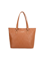 Caprese Claudiaa Large Tan Tote Bag