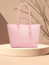 Caprese Cleo Laptop Tote Large Light Pink