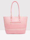 Caprese Cleo Laptop Tote Large Light Pink