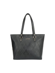 Caprese Claudiaa Large Black Tote Bag