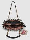 Caprese Emily In Paris Printed Medium Tote Handbag Black
