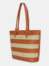 Caprese Corson Medium Tote Striped Faux Leather For Women