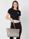 Caprese Cuddy Tote Large Gunmetal