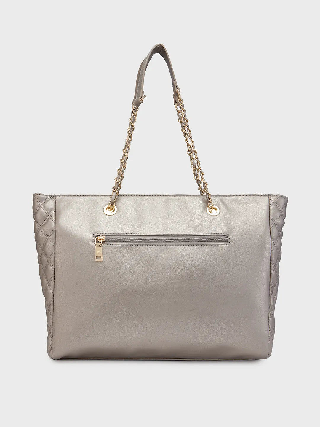 Buy Caprese Cuddy Tote Large Gunmetal Rs 2999 Caprese Bags