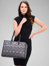 Caprese Daisy Tote Large Abstract Women'S Handbag Grey