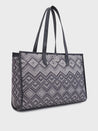 Caprese Daisy Tote Large Abstract Women'S Handbag Grey