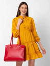 Caprese Demi Tote Large Red