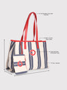 Caprese Dixie Tote Medium Blue