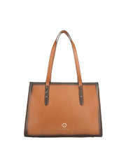 Caprese Dee Large Tan Laptop Compatible Tote