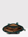 Caprese Dora Tote Large Office Handbag Dark Green