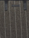Caprese Evana Tote Medium Striped Women'S Handbag Brown