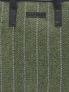 Caprese Evana Tote Medium Striped Women'S Handbag Green