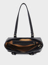 Caprese Erica Tote Medium Floral Women'S Office Handbag Black