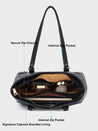 Caprese Erica Tote Medium Floral Women'S Office Handbag Black