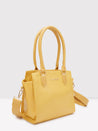 Caprese Esme Tote Medium Yellow Office Handbag
