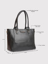 Caprese Fiona Tote Large Office Handbag Black
