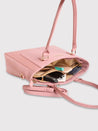 Caprese Fiona Tote Large Office Handbag Light Pink