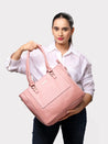 Caprese Fiona Tote Large Office Handbag Light Pink