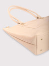 Caprese Fiona Laptop Tote Large Office Handbag Beige