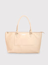 Caprese Fiona Laptop Tote Large Office Handbag Beige