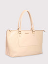 Caprese Fiona Laptop Tote Large Office Handbag Beige