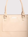 Caprese Fiona Laptop Tote Large Office Handbag Beige