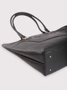 Caprese Fiona Laptop Tote Large Office Handbag Black