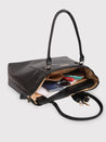 Caprese Fiona Laptop Tote Large Office Handbag Black