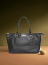 Caprese Fiona Laptop Tote Large Office Handbag Black