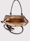 Caprese Fiona Laptop Tote Large Office Handbag Black