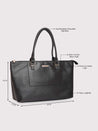 Caprese Fiona Laptop Tote Large Office Handbag Black