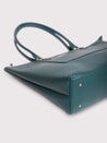 Caprese Fiona Laptop Tote Large Office Handbag Teal